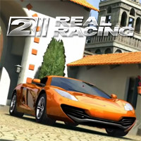 Real Racing 2ゲーム画面とロゴ