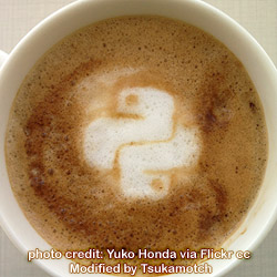 Todays latte, Python.