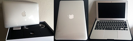 MacBook Air Mid 2013（11インチ）開梱